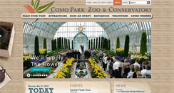 Desktop Screenshot of comozooconservatory.org